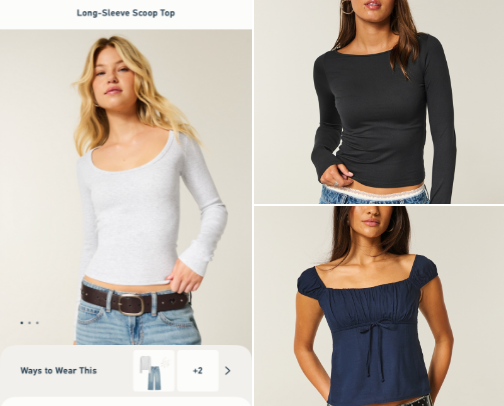 Christmas list must haves at Hollister cover photo collage