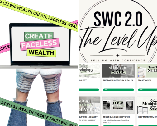 No longer gatekeeping the digital marketing that actually worked for me!! cover photo collage