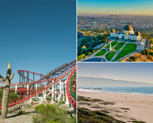 Must see things in Los Angeles, from an implant cover photo collage