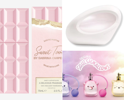 Fragrances cover photo collage