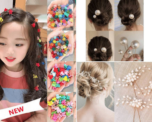HAIR Clips cover photo collage