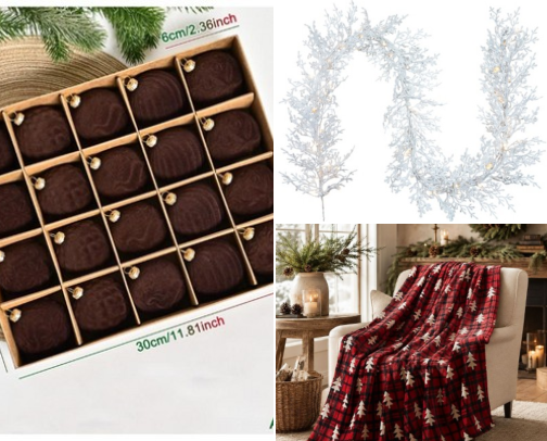 🎄 Christmas Decor 2026 — Velvet, Cocoa & Cozy cover photo collage