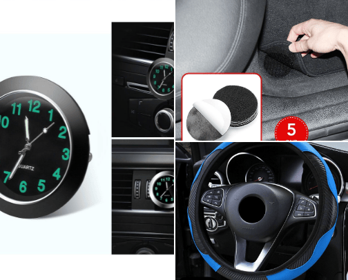 Car Accessories cover photo collage