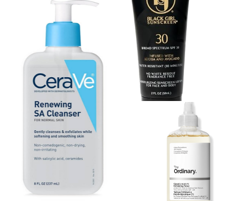 Favorite beauty products cover photo collage