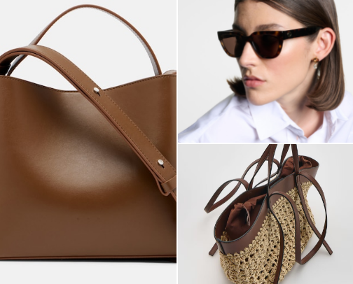 Bags and accessories cover photo collage