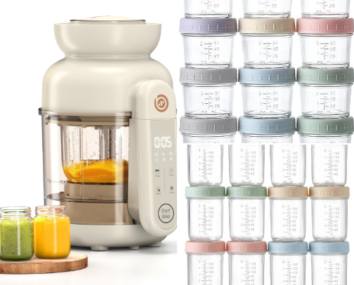 Make Your Own Baby Food Necessities 🍓🥑🍌🍎 cover photo collage