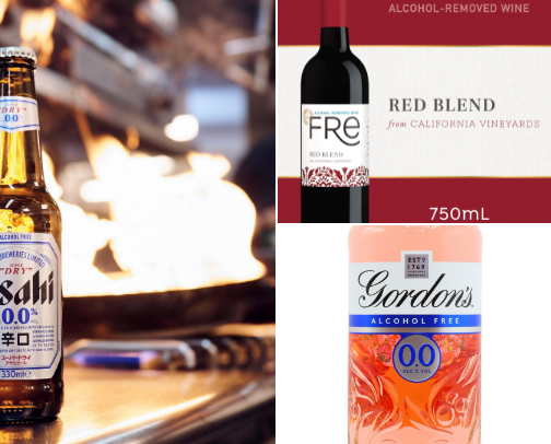 Best Non-Alcoholic drink alternatives✨ cover photo collage