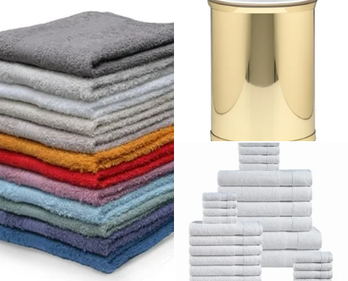 Bathroom essentials cover photo collage