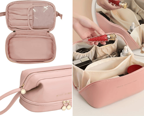 Make up bags cover photo collage