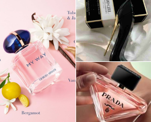 Perfume for every lady with good taste! cover photo collage