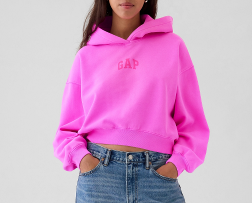Gap hoodie hot pink cover photo collage