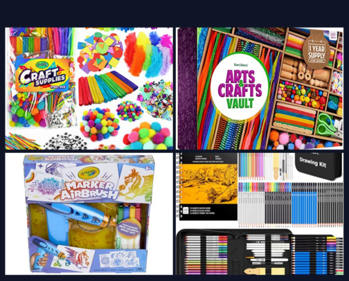 Everything You Need for Kid-Friendly Crafting Fun cover photo collage
