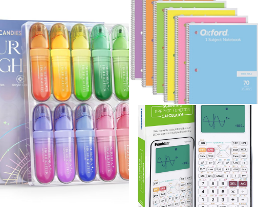 Things I Never Go To Class Without! cover photo collage