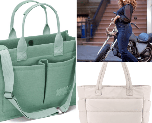 contemporary women's bags cover photo collage