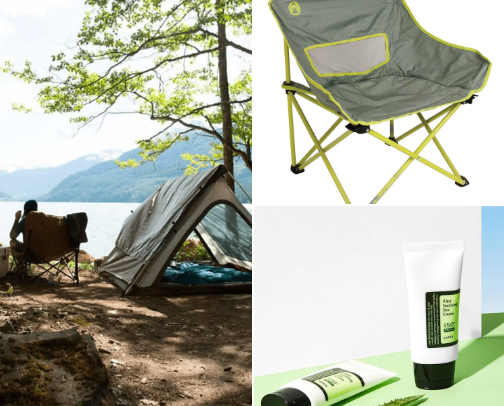 My Spring Camping Essentials🏕️ cover photo collage