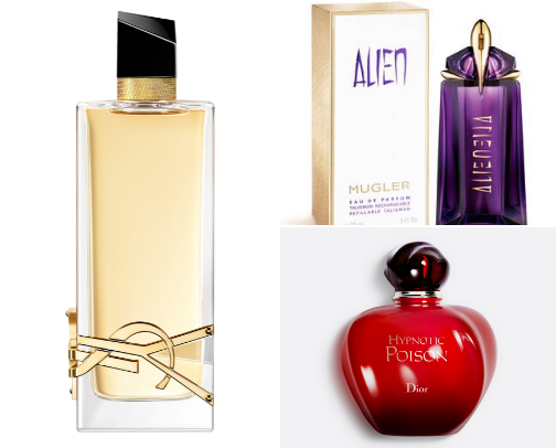 Dark feminine perfumes 🥀 cover photo collage