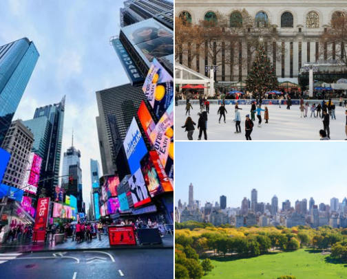What to see and eat  in NYC cover photo collage