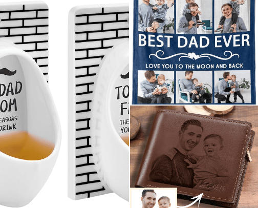 Father's Day gift ideas cover photo collage