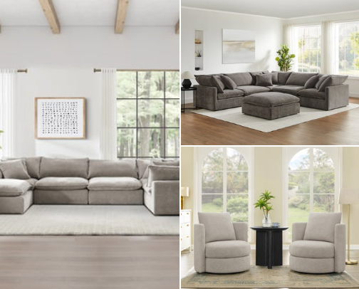 cozy new home finds! cover photo collage