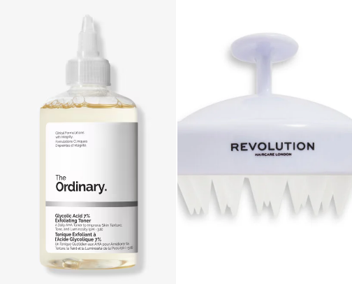 Haircare products cover photo collage