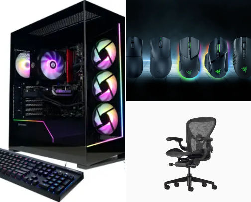 Swaggy PC Setup Essentials cover photo collage