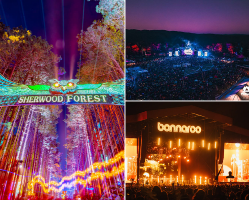 The *Actual* Best Music Festivals cover photo collage