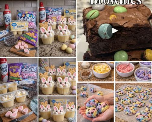 Holiday Treats 🎄🎅🐣✝️❤️🍩🍪🍭🍫🍬🍡 cover photo collage