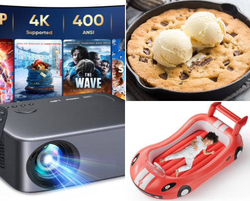 Family Movie Night Festivities cover photo collage
