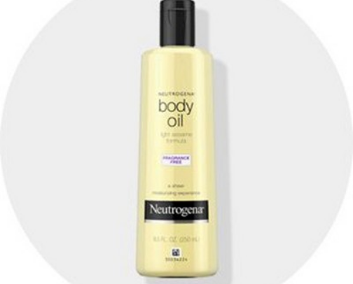 Neutragena Body Oil cover photo collage
