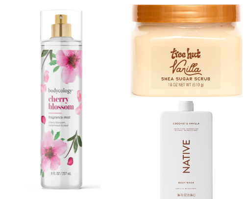 Drugstore body care under $10 I actually finish cover photo collage