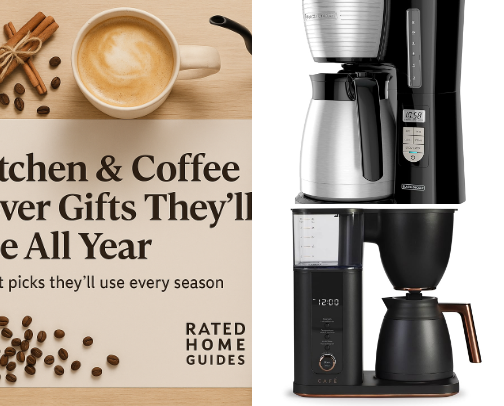 Kitchen & Coffee Lover Gifts They’ll Use All Year – Rated Home Guides cover photo collage