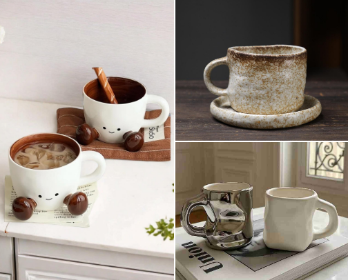 Super Aesthetic Etsy Mugs for Everyday ☕ cover photo collage