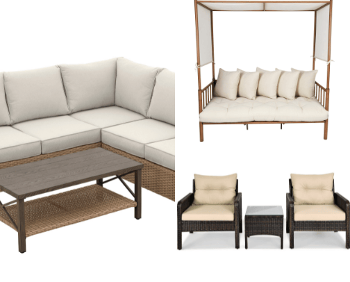 Patio must haves 🌼 cover photo collage