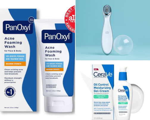Skincare cover photo collage