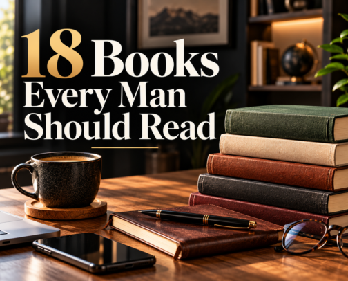 17 Books Every Man Should Read cover photo collage