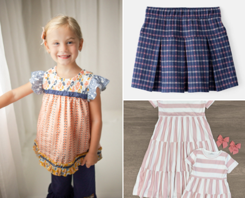 Cute Little Girl Outfits cover photo collage