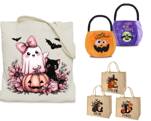 Halloween Candy Bags Kids Are Obsessed With 🎃🍬 cover photo collage