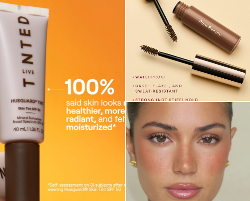 natural "no-makeup" makeup products cover photo collage