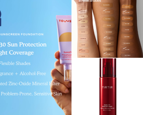 ✨My Everyday Essential Make Up Routine for acne skin✨ cover photo collage