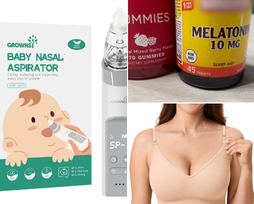 Great products for new Moms cover photo collage