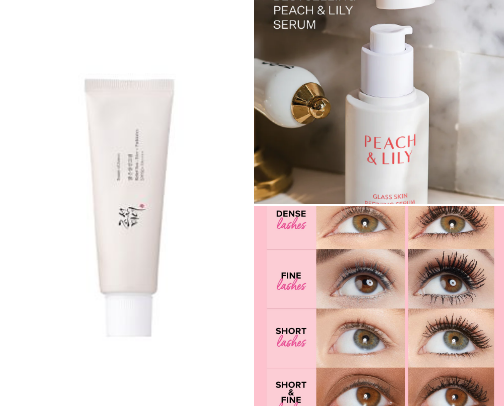 Beauty products ✨️ cover photo collage