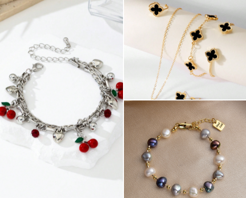 Jewelry & watches cover photo collage