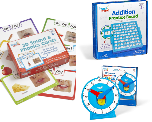 Educational toys for kids cover photo collage