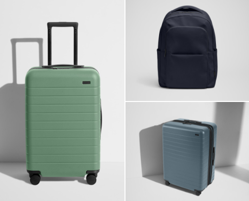Looking for aesthetic luggage here’s the must try products that i will never ever gate keep from AWAY. cover photo collage