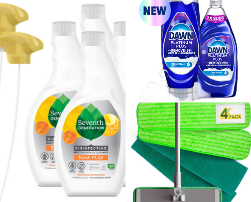Cleaning Products cover photo collage