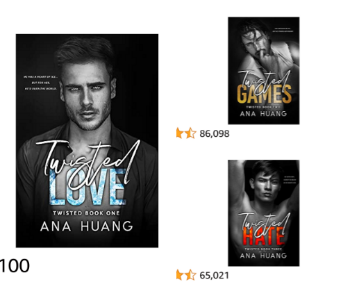 A Collection of Books from Ana Huang cover photo collage