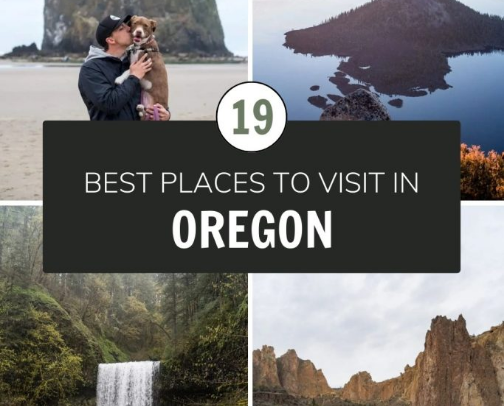 Places to go in Oregon cover photo collage