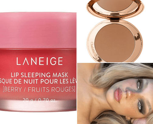 everyday makeup products cover photo collage