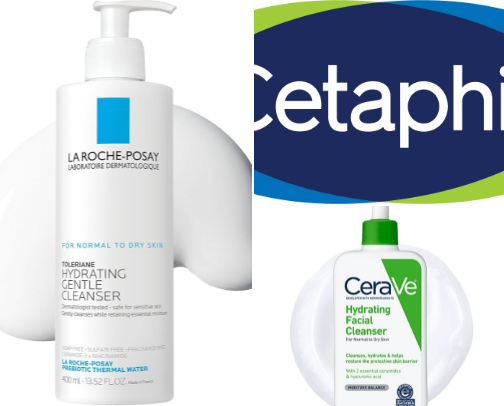 Skincare for Dry Skin cover photo collage