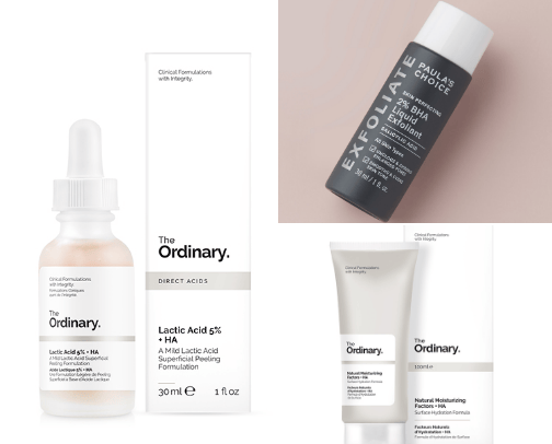 Skincare for combination skin cover photo collage